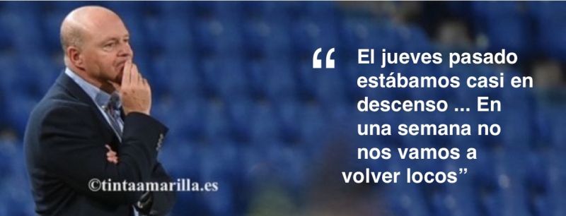 "Jugamos cómodos, ya tenemos el camino"