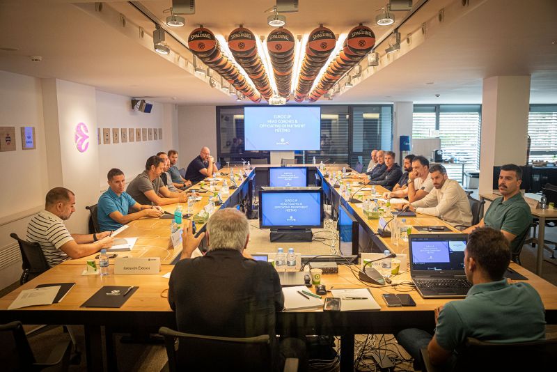 Lakovic debate con sus colegas y árbitros las mejoras en la Eurocup