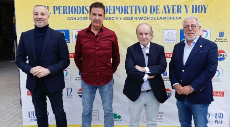 García, De la Morena y la UD Las Palmas