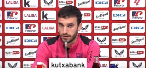 Lekue sabe que el Athletic tendrá "que correr mucho" en Gran Canaria