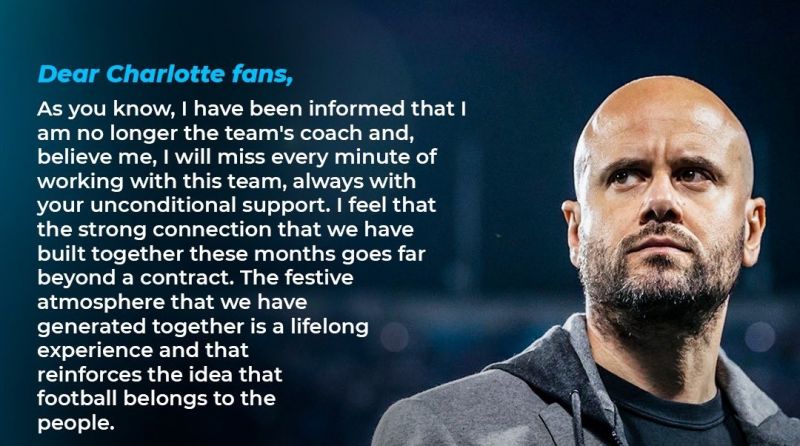 La emotiva despedida de Miguel Ángel Ramírez a los fans de Charlotte