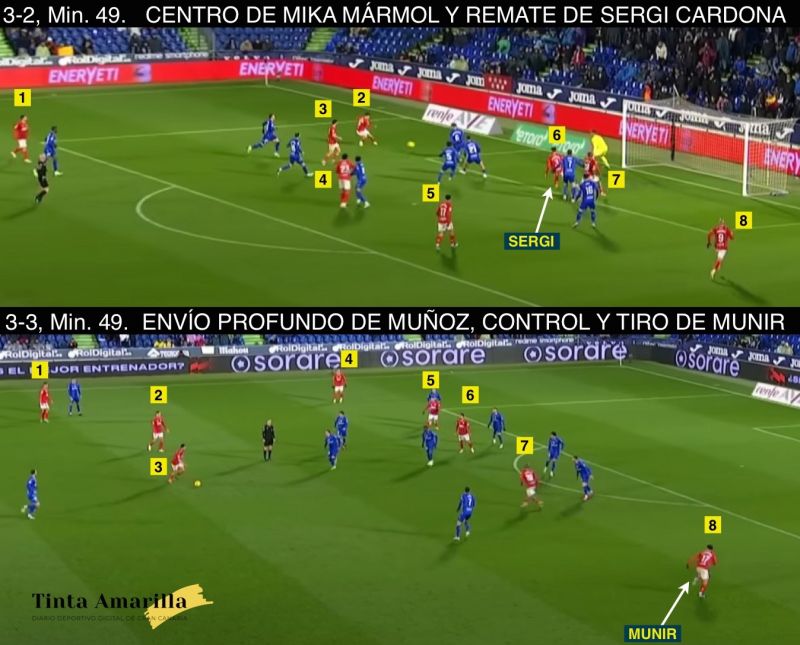 El éxito del ataque octogonal de la UD en Getafe