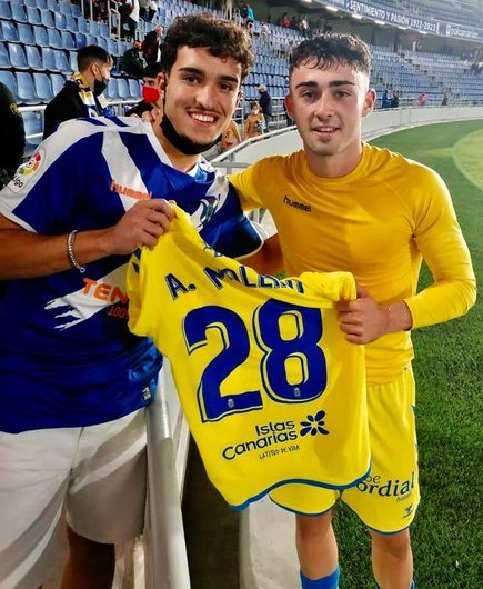 El detalle de Moleiro con la cantera tinerfeña