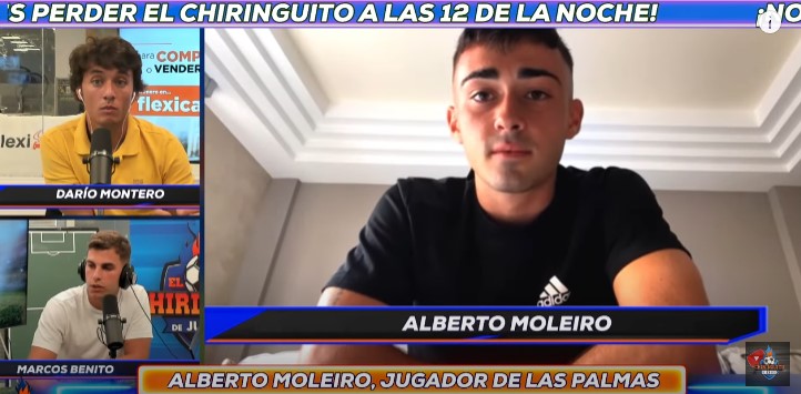 Moleiro se quita la presión de los goles aunque "el míster y Viera tienen razón"