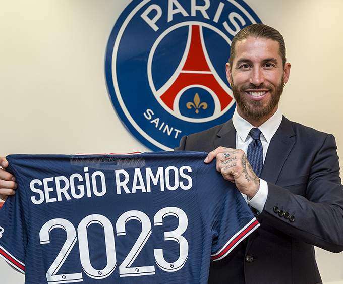 Sergio Ramos, el nuevo parisino