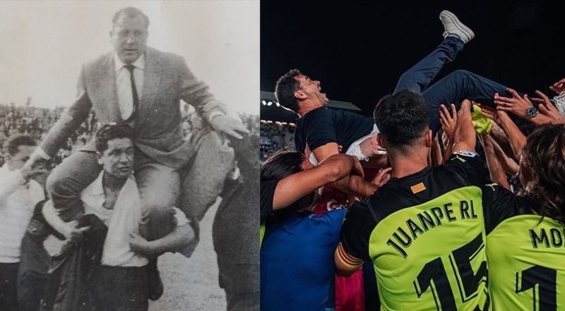 Roque Olsen, Michel Sánchez y 'míster ascenso'