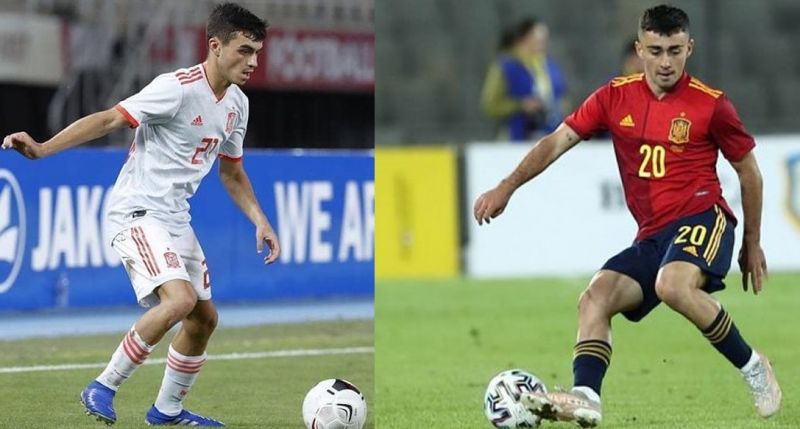 Los precoces sub21 Pedri y Moleiro impresionan