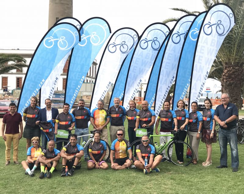 El Faro de Maspalomas, centro de operaciones de la Vuelta Cicloturista