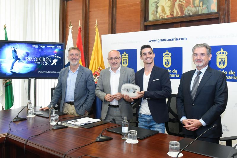 El Gran Canaria Arena será la pista de hielo de Javier Fernández