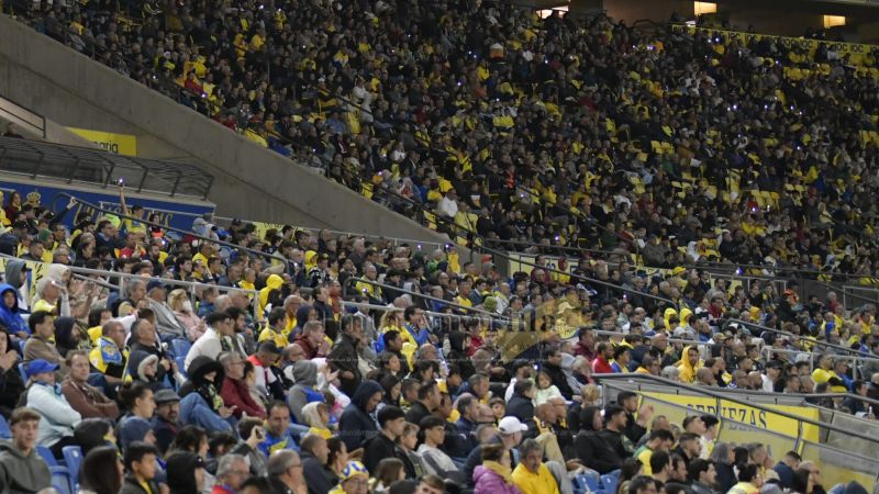 436.837 personas acudieron en 2023 al Estadio de Gran Canaria