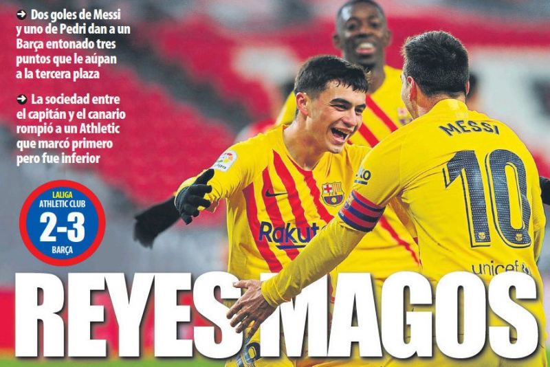 Messi-Pedri: los Reyes Magos