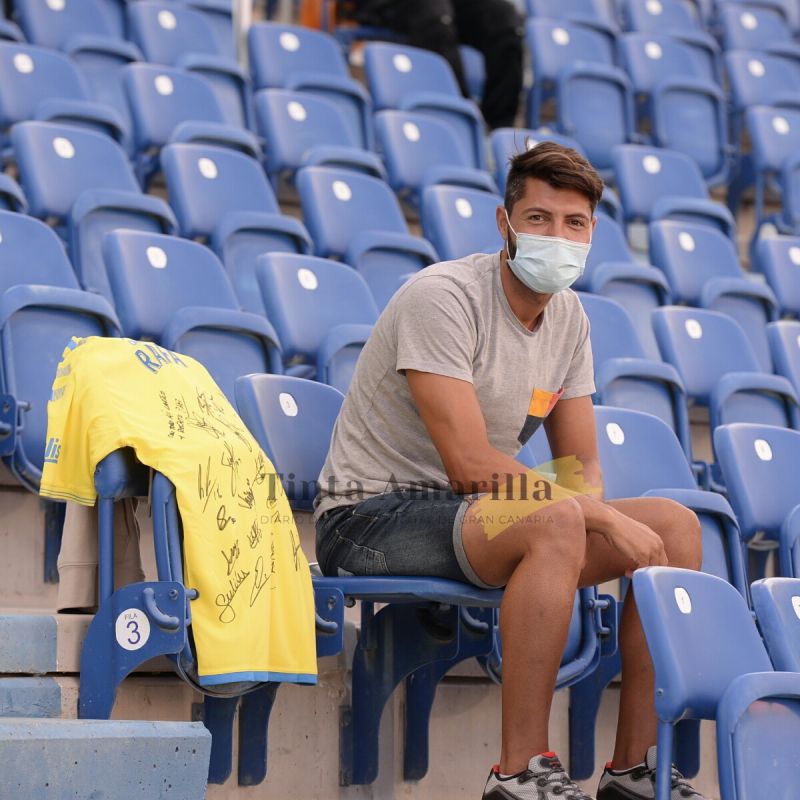 El homenaje de la UD a Rafa Santana