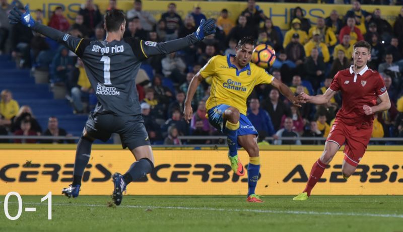 La UD fue mejor; el Sevilla, letal