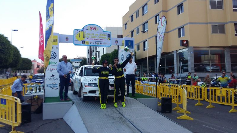 Tacoronte-Sáez repiten victoria en el Rallye de Tierra de Gran Canaria