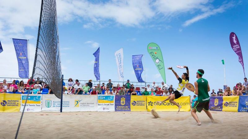 Décimo aniversario del tenis playa en Las Canteras