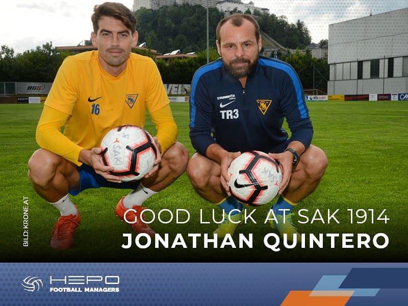 Quintero, del Sanfer, a prueba en Austria