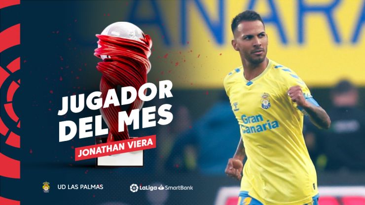 La Liga premia a Viera como mejor jugador de mayo en Segunda