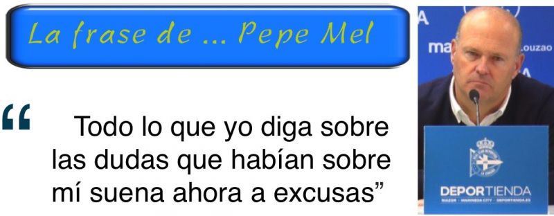 Mel no echa culpa a otros