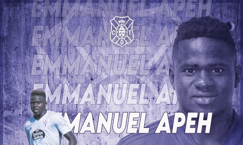 El Tenerife recluta al delantero Apeh