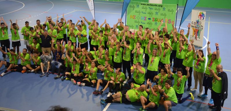 Arucas acoge la fiesta canaria del fútbol sala adaptado