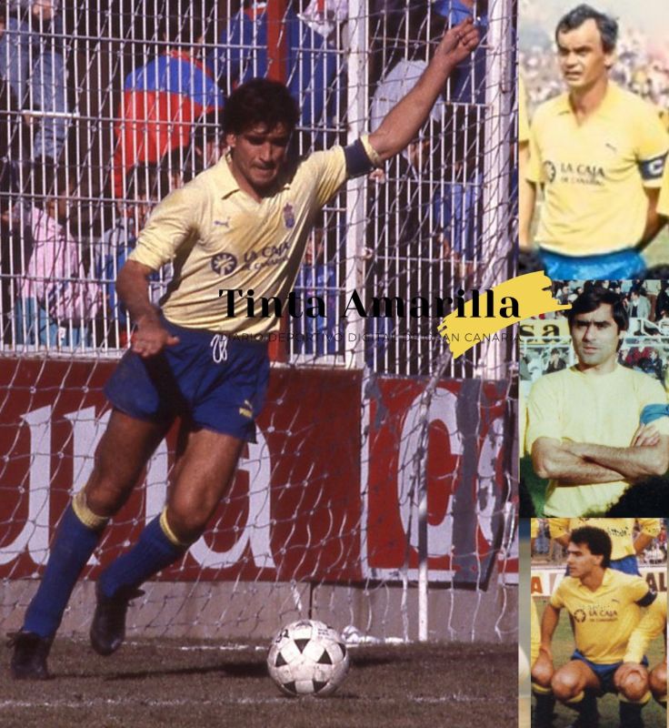 Tinerfeños con el brazalete de capitán