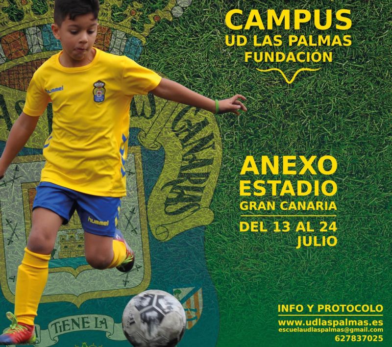 El Campus de la UD Las Palmas, del 13 al 24 de julio