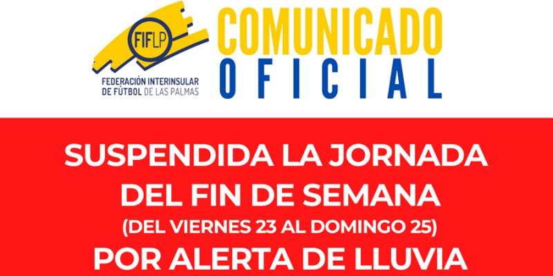 La FIFLP aplaza todos sus partidos del fin de semana