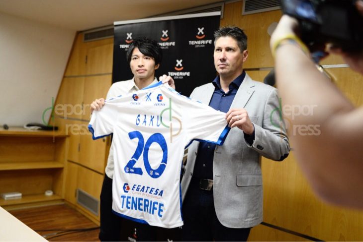 Shibasaki, el mediático del CD Tenerife