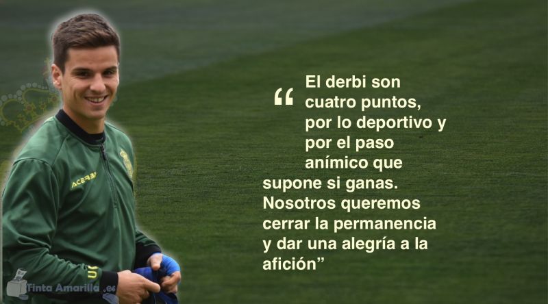 "Hay ganas, pero no revancha con el Tenerife"