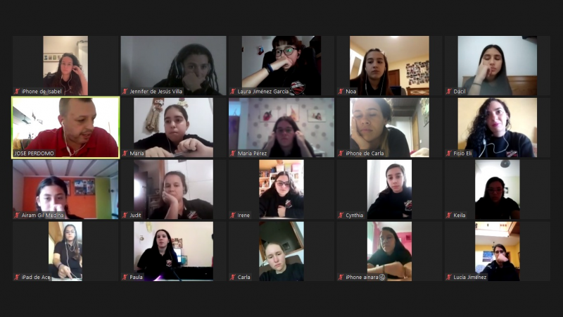 El CD Aguilas de Guía cierra la campaña con una teleconferencia