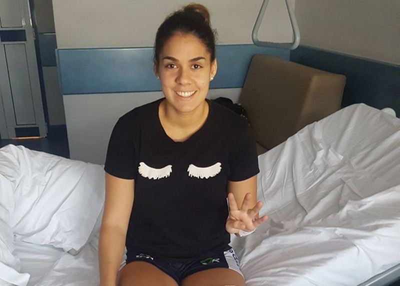 Chaxiraxi Hernández, del Rocasa, pasa por el quirófano 