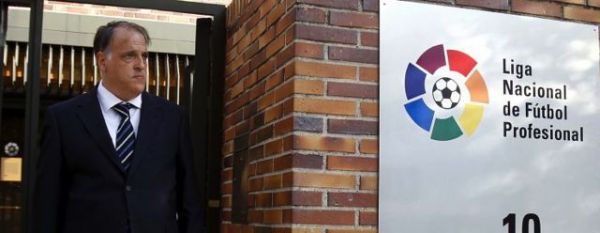 Tebas pronostica la bajada salarial de los jugadores en 2020-21