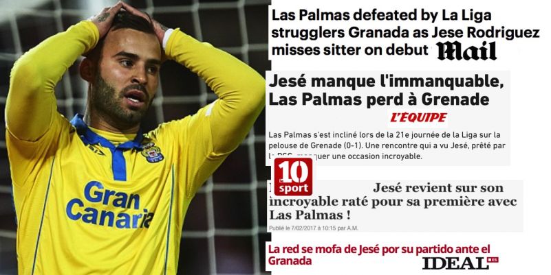 El error de Jesé inspira la resaca del partido