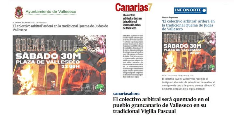 La FIFLP considera "un insulto a la honradez" de los árbitros una temática de Valleseco