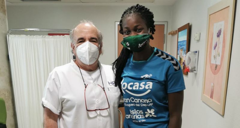 María Gomes recibe el alta médica