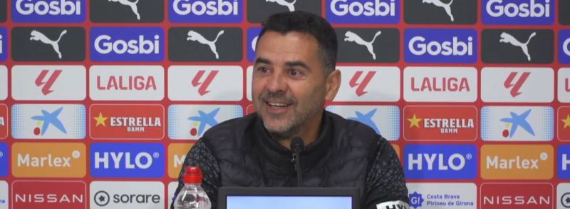 Michel advierte que el Girona se prepara para "jugar sin balón" ante la UD