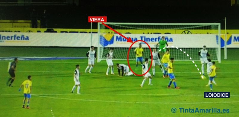 Error arbitral: Viera no interfiere en la acción y visión de Mariño