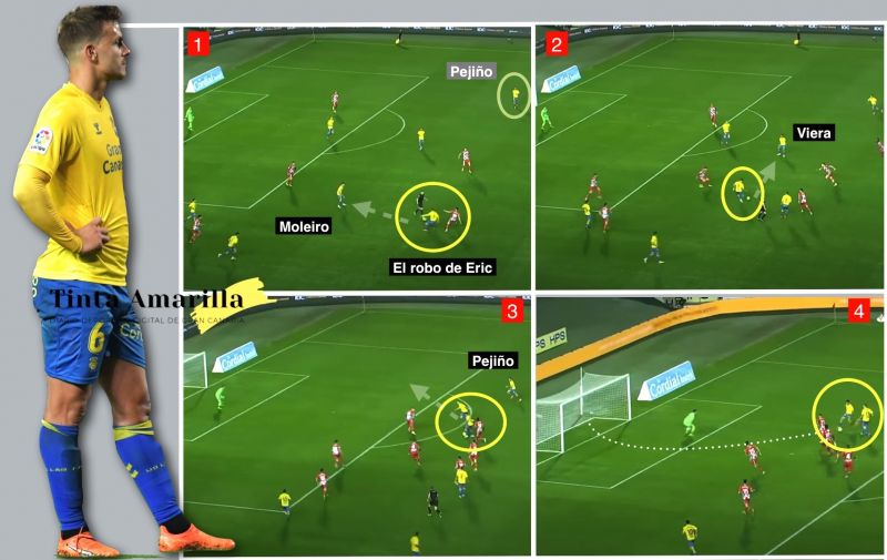 Eric Curbelo firma una asistencia invisible