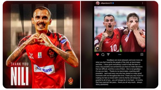 Nili se despide de su equipo en India