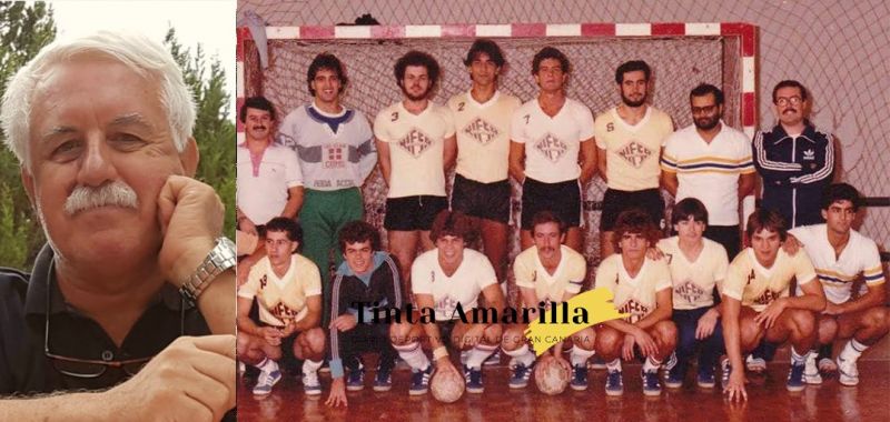 El balonmano grancanario despide a Rafa López, cronista y delegado del Canteras UD