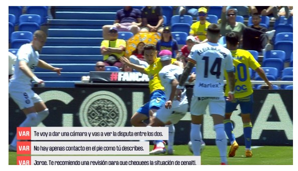 Figueroa Vázquez dice que Mármol rozó el tobillo de Couto