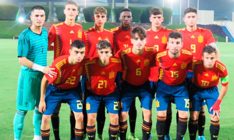 1-2: Pedri es titular con la sub17 y regresa a la UD