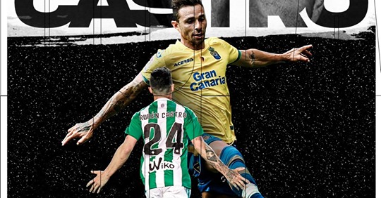 Rubén Castro celebrará sus próximos goles con el Cartagena