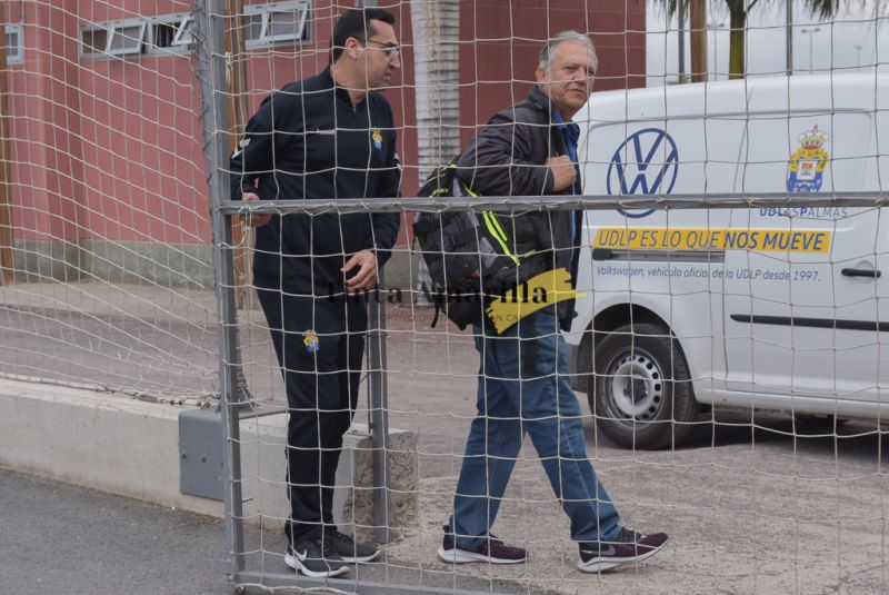 A puerta cerrada incluso para jugadores y técnicos de la UD