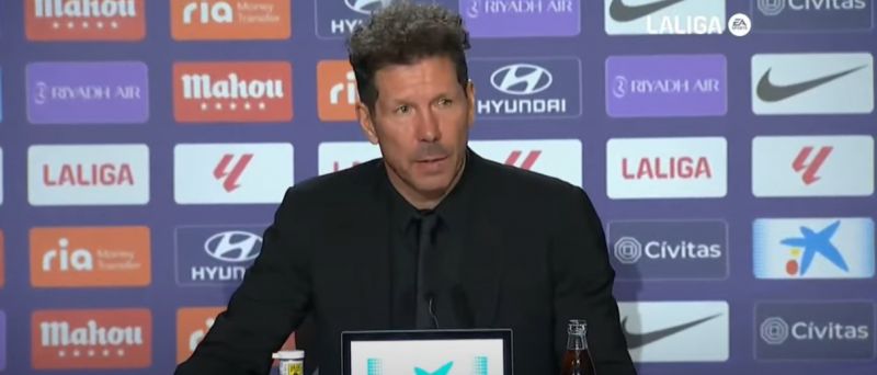 "Sinceramente: Hemos entrenado esta semana un día"