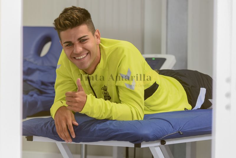 Dieguito, de Las Palmas C: gol y rotura