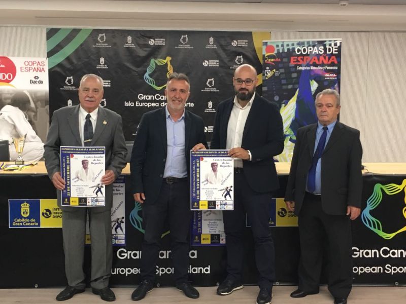 Judo de alto nivel en el Centro Insular de Deportes