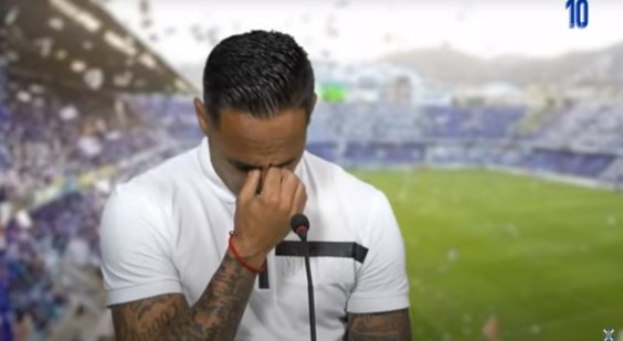 Suso llora en su despedida y se acuerda de Las Palmas