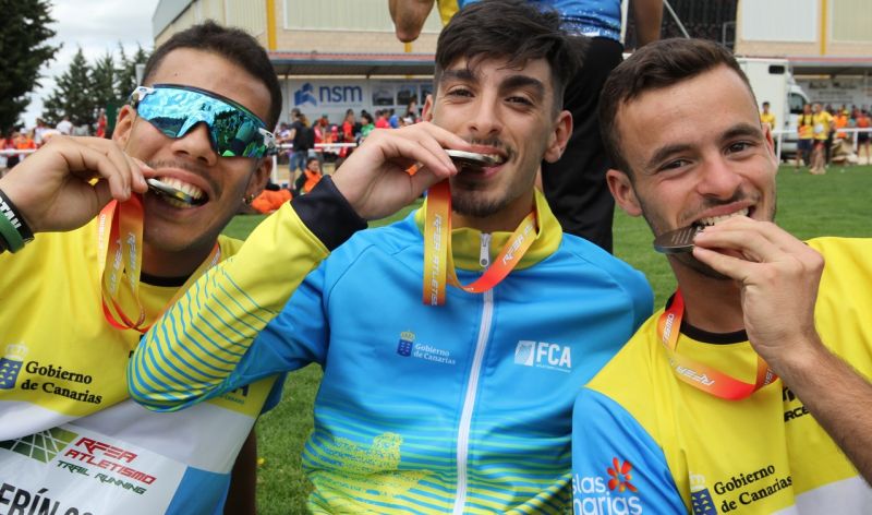 Plata canaria en el Campeonato de España de trail