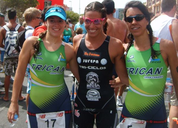 Almudena Rodríguez, Delioma González y Yurena Castrillo.